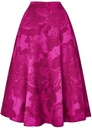 Falda jacquard floral