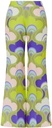 Pantalón crepe print retro