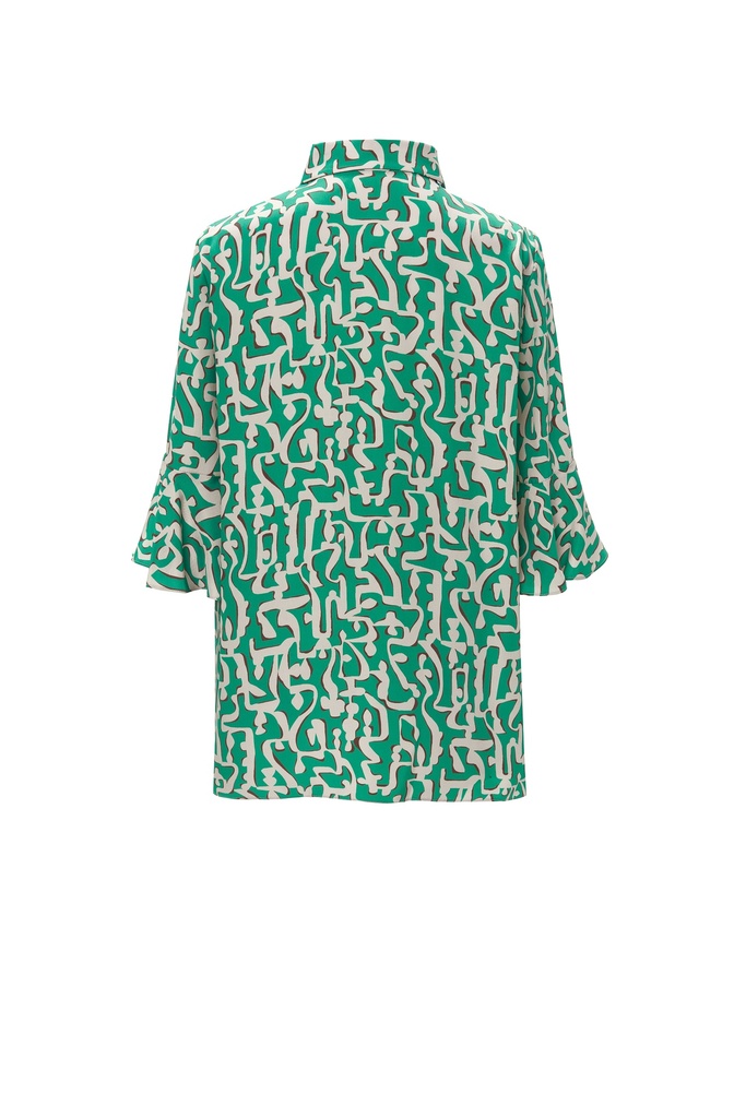 Camisa pijamera estampado cúfico
