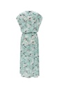 Vestido pareo estampado floral azul