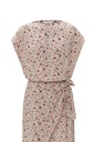 Vestido pareo estampado floral rosa