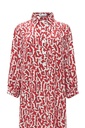 Vestido camisero estampado cúfico