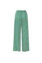 Pantalón pijamero estampado cúfico