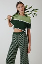 Pantalón de punto jacquard