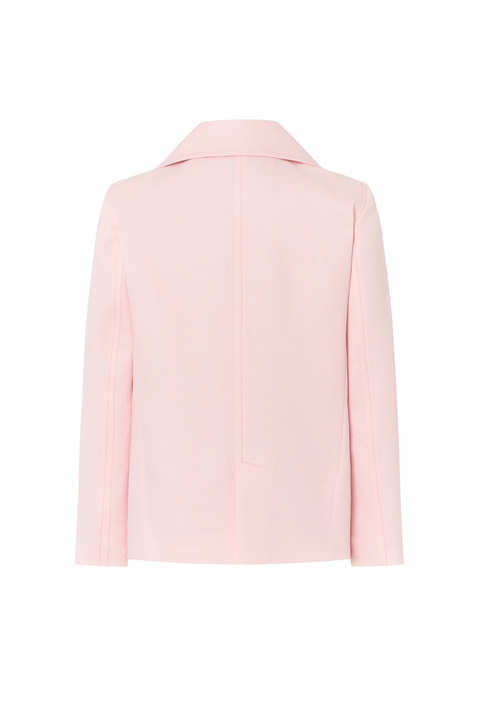 Chaqueta marinera cruzada rosa