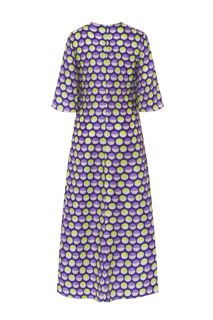 Vestido túnica print lunares