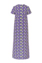 Vestido midi print lunares