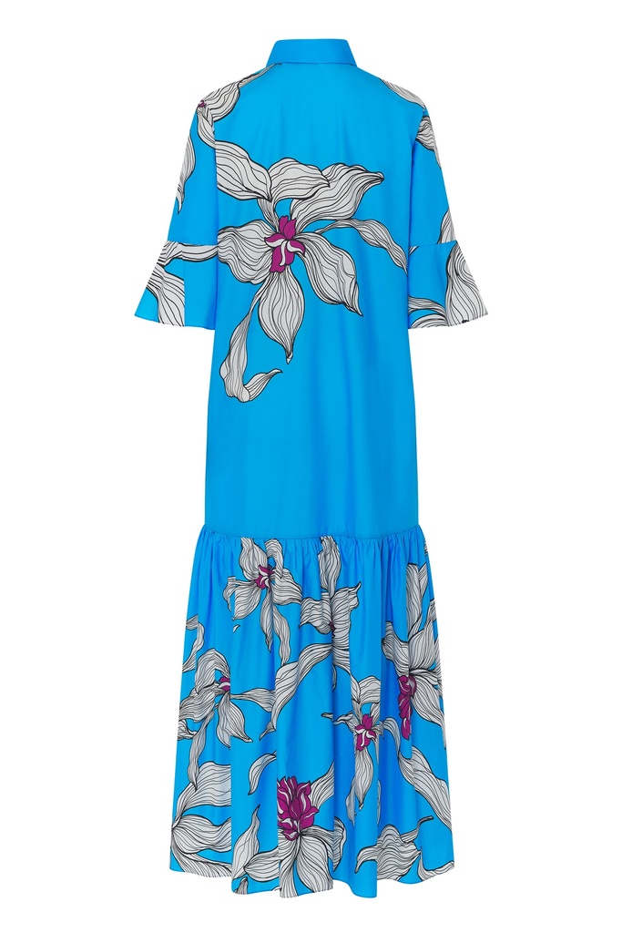 Vestido camisero estampado