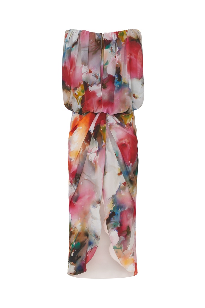 Vestido estampado acuarela