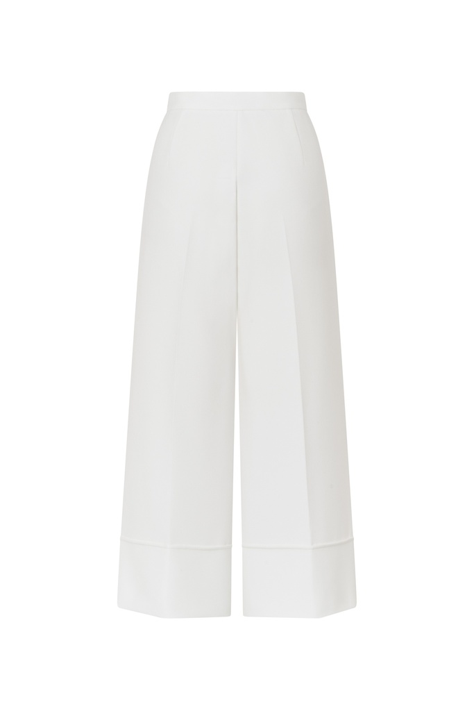 Pantalón culotte blanco