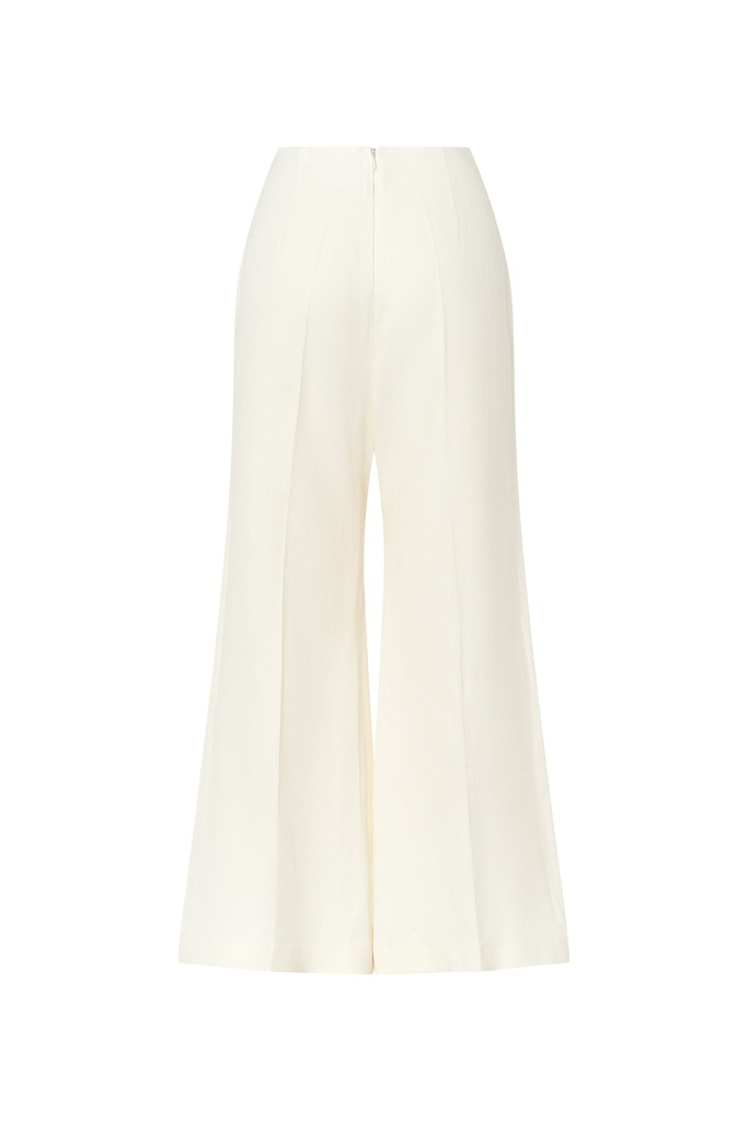 Pantalón lino crudo