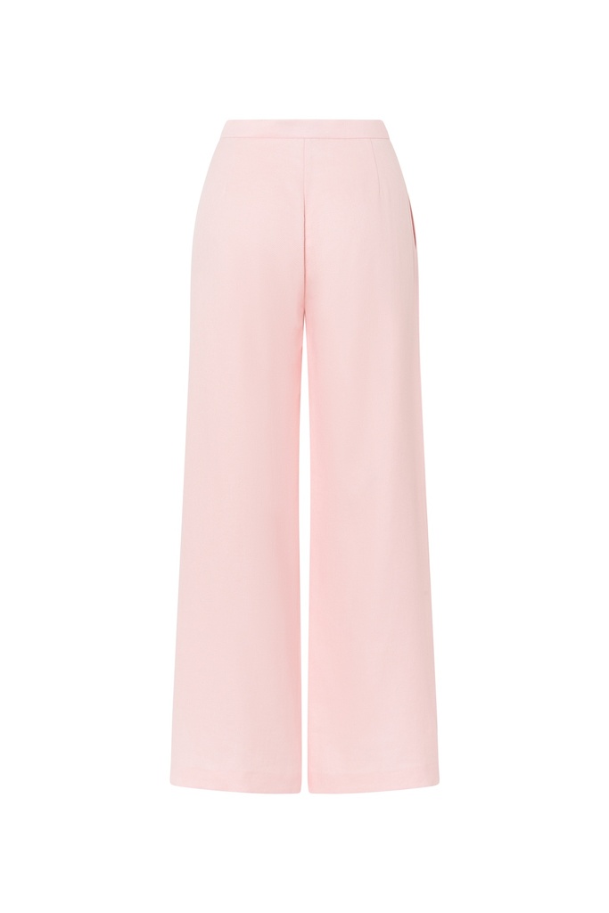 Pantalón palazzo rosa