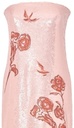 Vestido palabra de honor lentejuelas bordado floral
