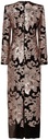 Vestido de terciopelo bordado con lentejuela floral