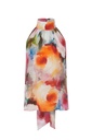 Top de seda cuello halter
