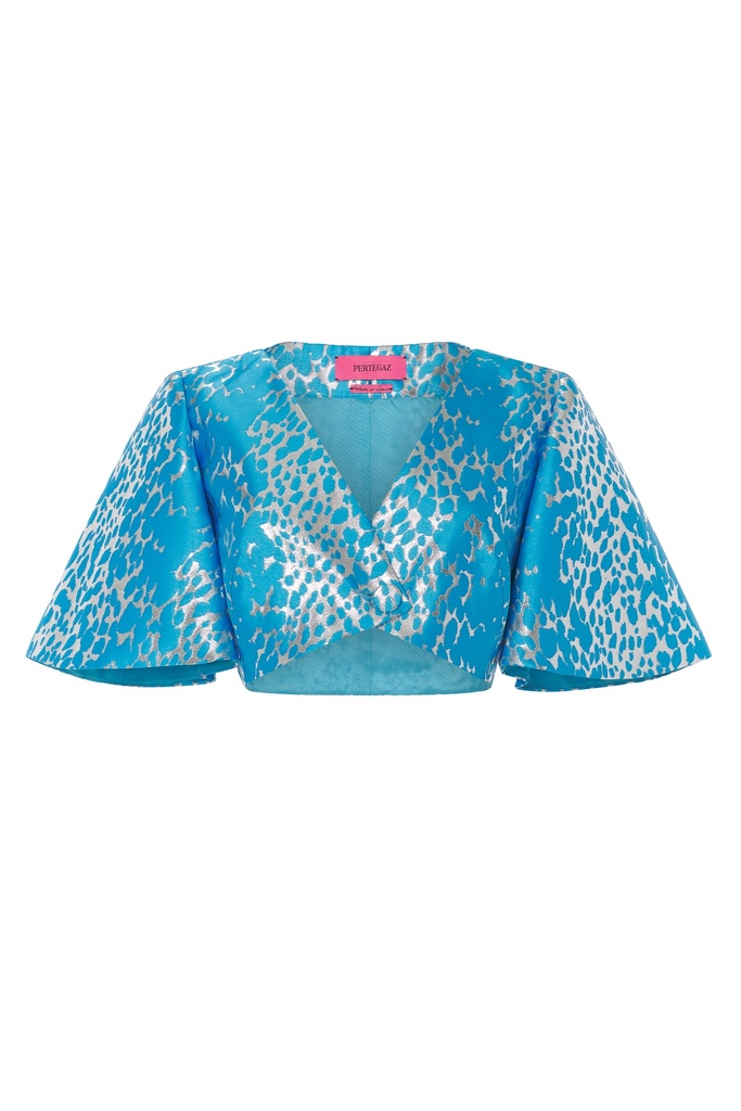 Bolero jacquard lurex