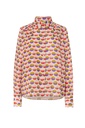 Camisa lunares print retro