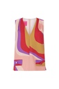 Cuerpo crepe print ondas