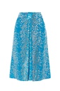 Falda midi jacquard lurex