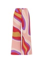 Pantalón crepe print ondas