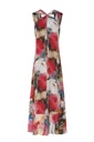 Vestido estampado acuarela cruzado