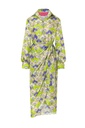 Vestido camisero print retro