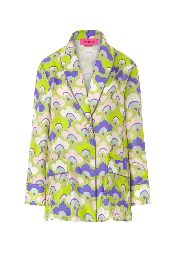 Camisa pijamera print retro