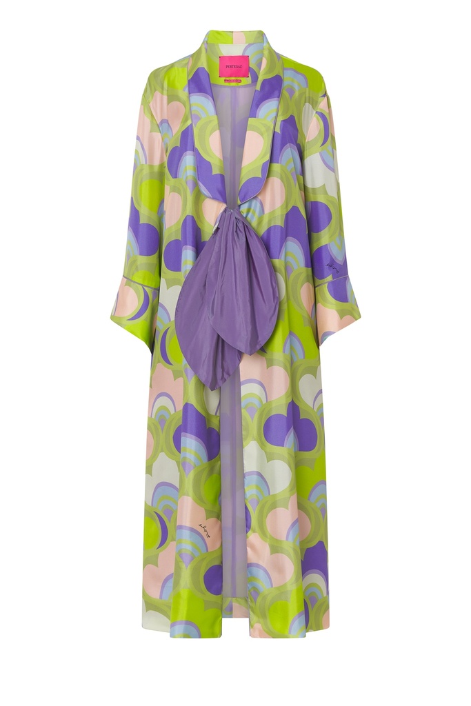 Kimono print retro