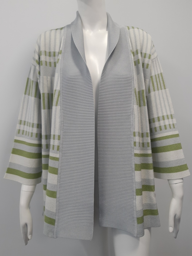Chaqueta de punto jacquard