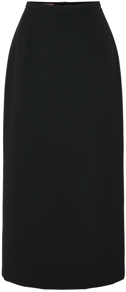 Falda midi tubo con cremallera