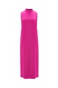 Vestido escote halter con lazada