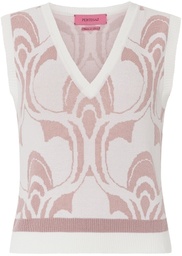 [X0811501615] Chaleco jacquard flor de loto
