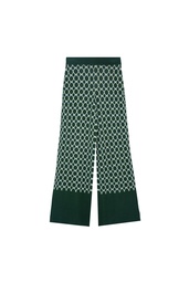 [X0823804500] Pantalón de punto jacquard