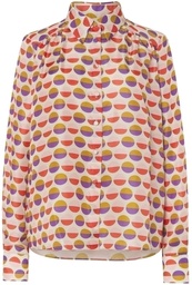 [X1513502TLP0167] Camisa lunares print retro