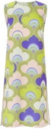 [X1522508TLP0166] Vestido corto estampado retro