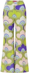 [X1523505TLP0166] Pantalón crepe print retro