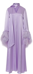 [X1522513TLP0020] Vestido túnica con plumas