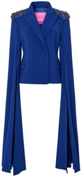 [Y1510502VP1004] Blazer entallada con mangas capa