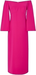 [Y1522515VP1043] Vestido fluido escote bardot