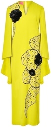 [Y1522523VP1043] Vestido volantes con print y bordado floral