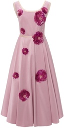 [Y1522507BISTLP0182] Vestido Alba con flores bordadas