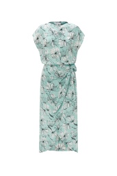 [Z1522801TLJ0164] Vestido pareo estampado floral azul