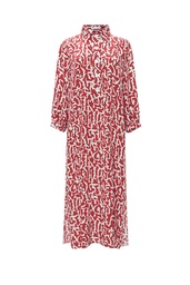 [Z1522804TLP0125] Vestido camisero estampado cúfico