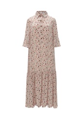 [Z1522805TLJ0165] Vestido camisero estampado floral rosa